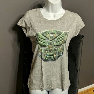 Lotus Tee Computer Chip Autobots scoop neck baby T
